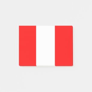 Flag of Peru Post-it Notes