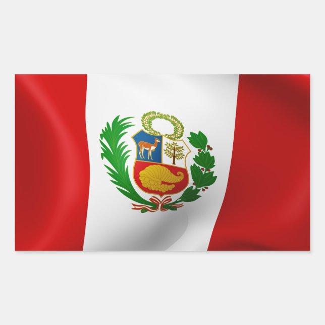 Flag of Peru Sticker (Front)