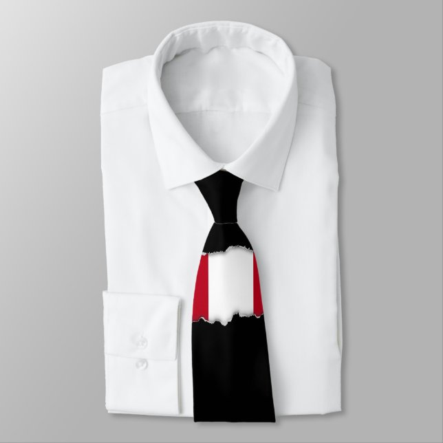 Flag of Peru Tie (Tied)