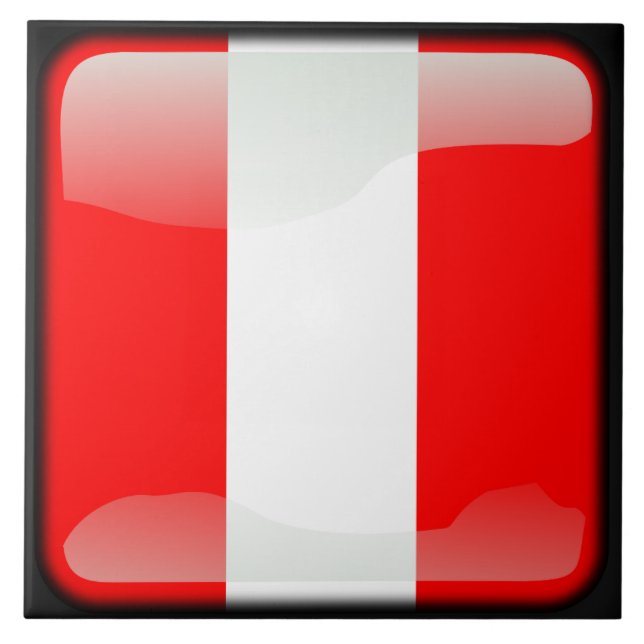Flag of Peru Tile (Front)