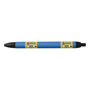 Flag of Philadelphia, Pennsylvania Black Ink Pen