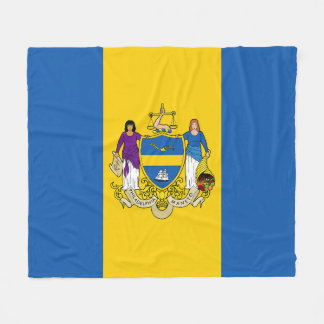 Flag of Philadelphia, Pennsylvania Fleece Blanket