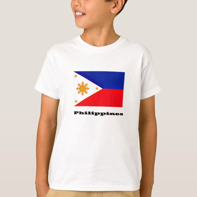 Flag of Philippines T-Shirt (Front)