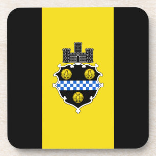 Flag of Pittsburgh, Pennsylvania Coaster