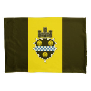 Flag of Pittsburgh, Pennsylvania Pillowcase