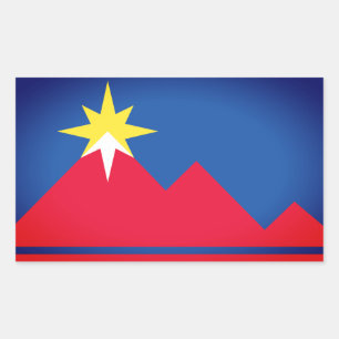 Flag of Pocatello, Idaho Sticker