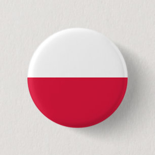 Flag of Poland 1 Inch Round Button