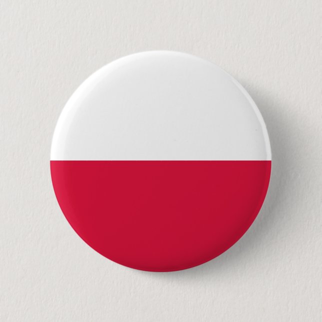 Flag of Poland 2 Inch Round Button (Front)