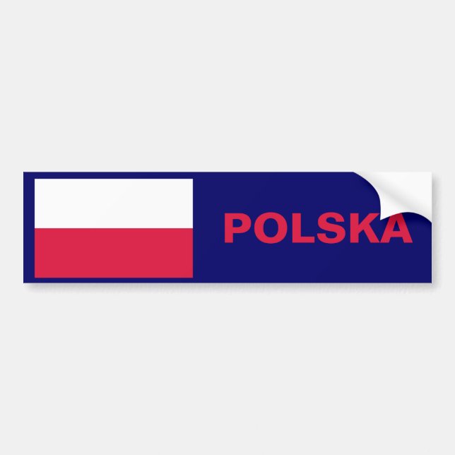 Flag of Poland Bumper Sticker (Front)