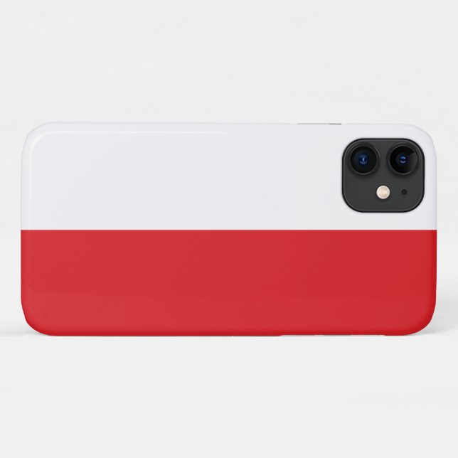 Flag of Poland Case-Mate iPhone Case (Back (Horizontal))