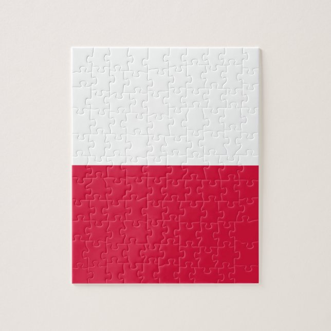 Flag of Poland Jigsaw Puzzle (Vertical)