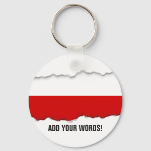 Flag of Poland Keychain