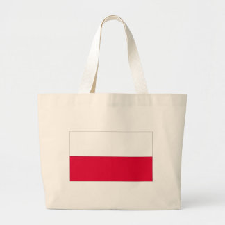 Flag of Poland Large Tote Bag