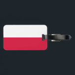 Flag of Poland Luggage Tag w/ leather strap<br><div class="desc">Flag of Poland Luggage Tag w/ leather strap</div>