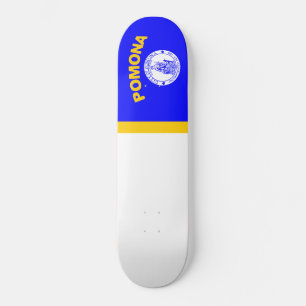 Flag of Pomona (California) Skateboard
