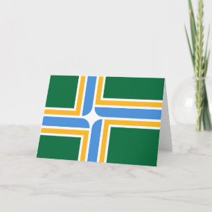 Flag of Portland (Oregon) Card