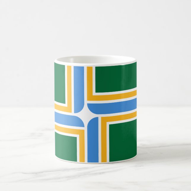 Flag of Portland (Oregon) Coffee Mug (Center)