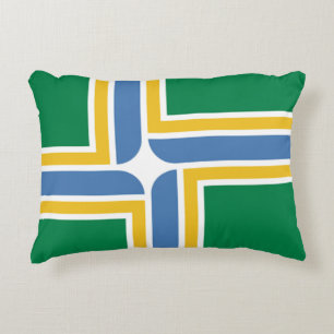 Flag of Portland, Oregon Decorative Pillow