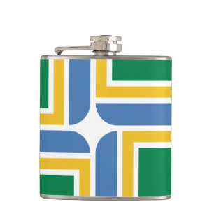 Flag of Portland, Oregon Flask