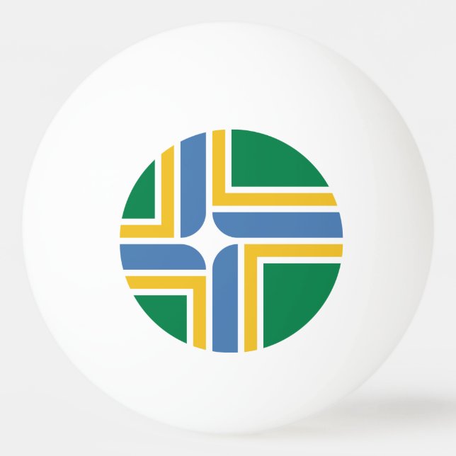 Flag of Portland, Oregon Ping-Pong Ball (Front)