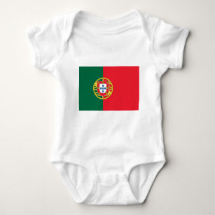 Flag of Portugal Baby Bodysuit