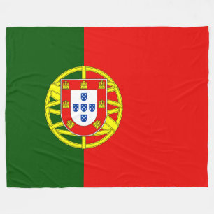 Flag of Portugal Bandeira De Portugal Fleece Blanket