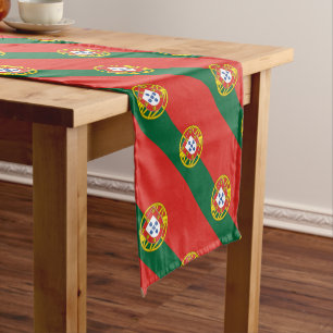 Flag of Portugal Bandeira De Portugal Short Table Runner