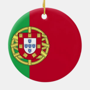 Flag of Portugal Ceramic Ornament