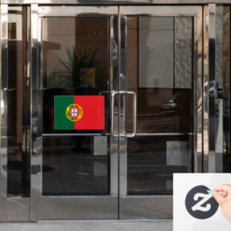 Flag of Portugal custom-cut  Window Cling