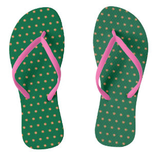 Flag of Portugal dotted pattern  Flip Flops
