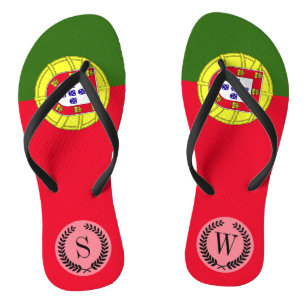 Flag of Portugal Flip Flops