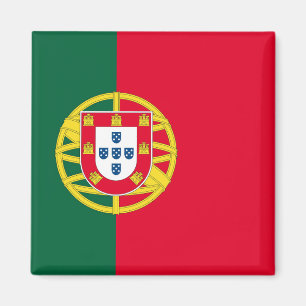 Flag of Portugal for Day of Portugal holiday Magnet