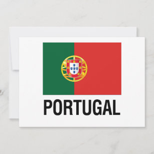 FLAG of PORTUGAL Invitation