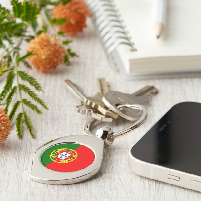 Flag of Portugal Keychain (Side)