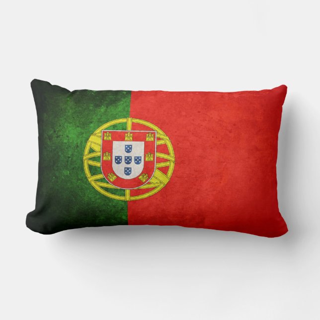 Flag of Portugal Lumbar Pillow (Front)