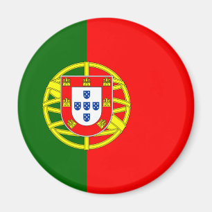 Flag of Portugal Magnet (Round)
