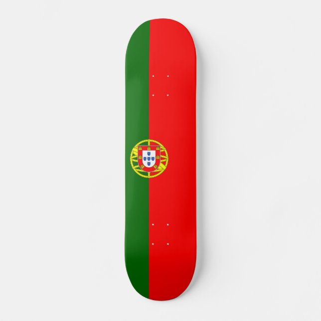 Flag of Portugal Skateboard Deck (Front)