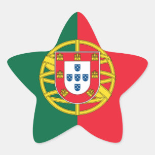Flag of Portugal Star Sticker