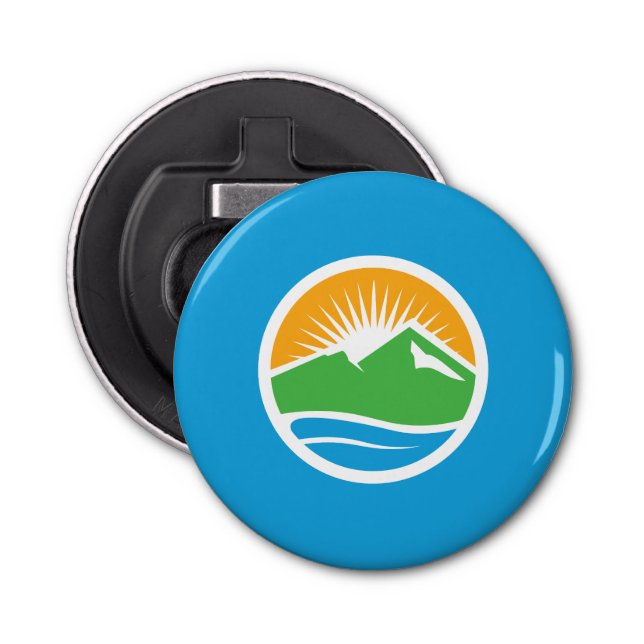 Flag of Provo, Utah Bottle Opener (Front)