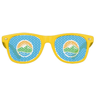 Flag of Provo, Utah Retro Sunglasses