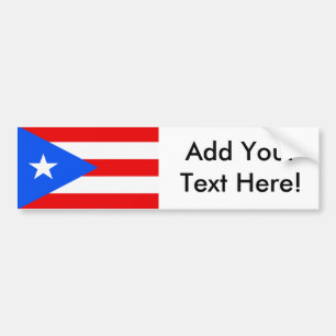 Flag of Puerto Rico Bumper Sticker