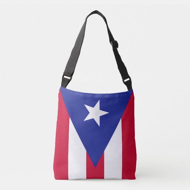 Flag of Puerto Rico Crossbody Bag (Front)