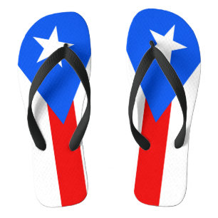 Flag of Puerto Rico Flips Flops Flip Flops