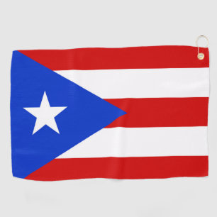Flag of Puerto Rico Golf Towel