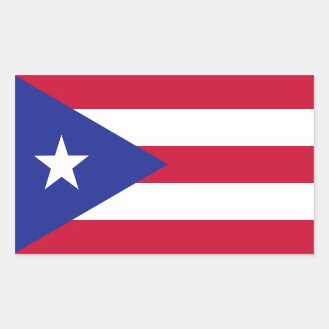 Flag of Puerto Rico Sticker (Front)