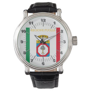 Flag of Puglia (Italy) Watch