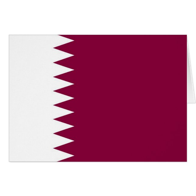 Flag of Qatar (Front Horizontal)