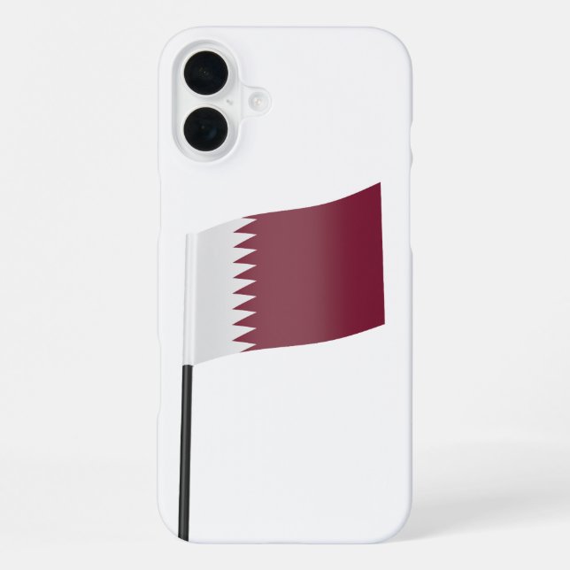 Flag of Qatar iPhone Case (Back)