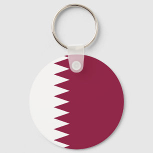 Flag of Qatar Keychain