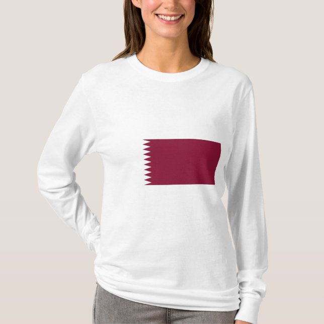 Flag of Qatar T-Shirt (Front)